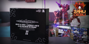 Dragon Momoko 1/100 MG GAT-X105 + AQM/E-X03 Launcher Strike Set