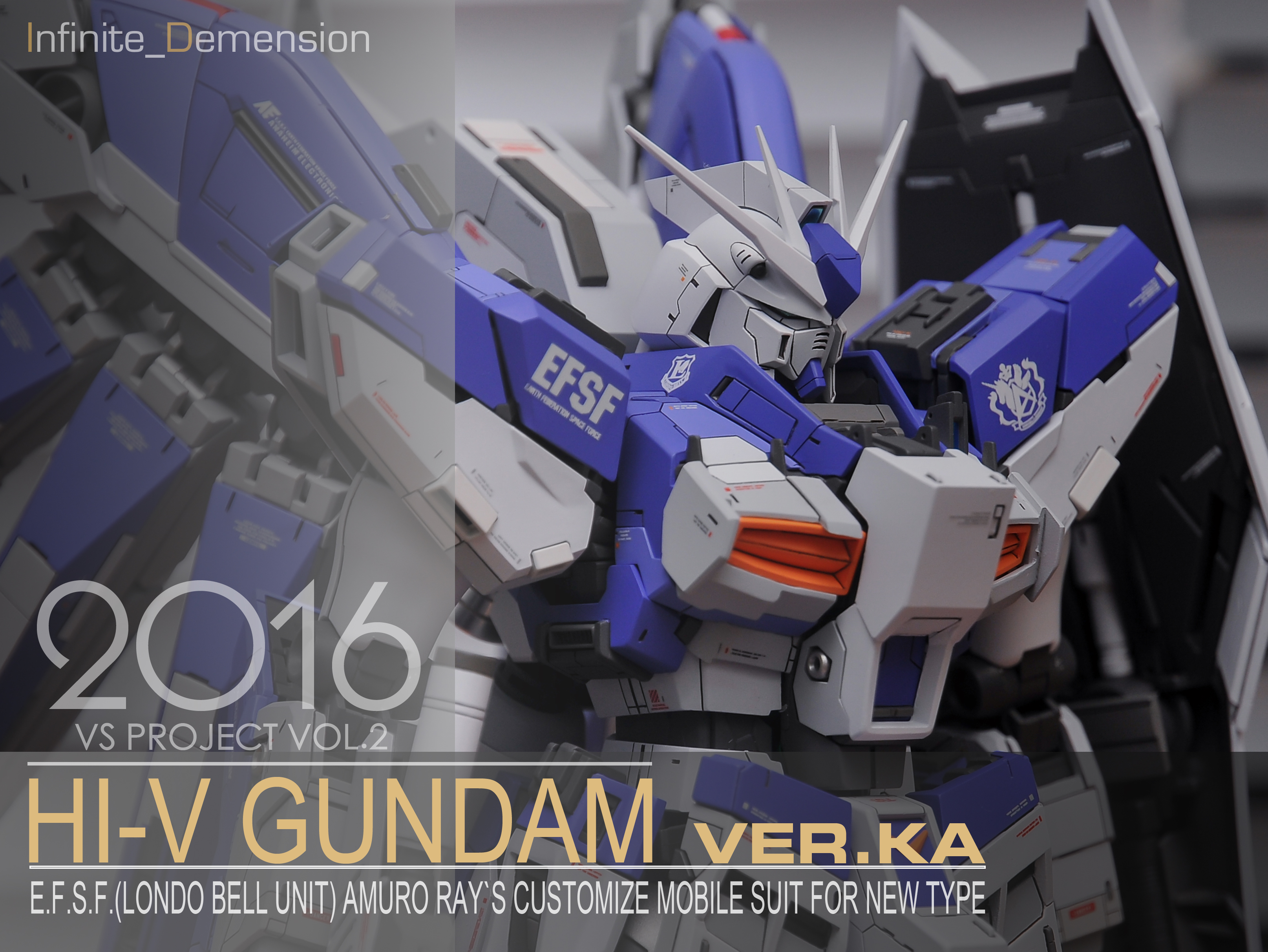 Gundam RX-93-V2 HI-V Ver.ENDLESS GK Resin Model Conversion Kits 1/100 