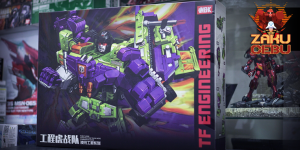 NBK Transformers – Devastator TF Engineering Full Set of 6 (Green Version)