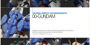 PRE ORDER: Super G 1/100 MG 00 Gundam Ver. MS Build Resin Conversion Kit (Refined Recast)