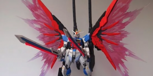 PRE ORDER: Super G 1/100 MG Destiny Special Weapon and Wings of Light Full Resin Kit (Refined Recast)