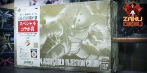 Premium Bandai 1/144 HG Acguy Gold Injection Color (Banpresto Ichiban Kuji: Special Collaboration Prize)