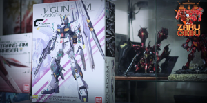 Gunpla Expo 1/100 MG RX-93 Nu V Gundam Ver Ka (Clear Color) Gundam Docks at Hong Kong III