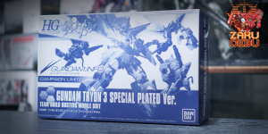 Premium Bandai 1/144 HG Gundam Tryon 3 Special Plated Ver. (Gundam Info Campaign Not For Sale Limited Item)