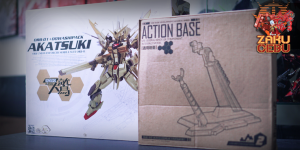 Dragon Momoko 1/100 MG ORB-01 + Oowashipack Akatsuki with Action Base