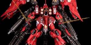 PRE ORDER: Anaheim Factory Models (MC) 1/100 Metalbuild NZ-666 Kshatriya (Red Comet Ver.) with Full Gatling Gun Expansion Pack