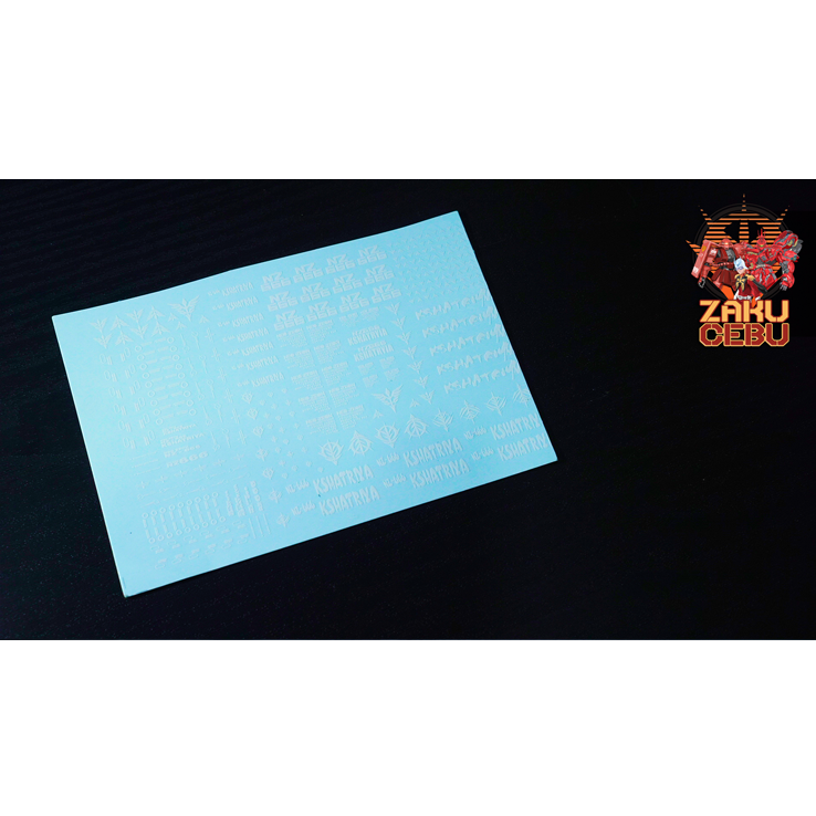 Wilson's Custom Waterslide Decals 1/144 HG Kshatriya Zaku Cebu Cebu