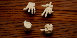 PRE ORDER: AOK Silveroaks 1/100 MG Styling Hands Full Resin Kit Type A (Original Cast)