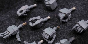 PRE ORDER: AOK Silveroaks 1/100 MG Styling Hands Full Resin Kit Type B (Original Cast)