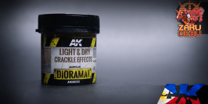 AK Interactive Diorama Series Light and Dry Crackle Effects 100 mL