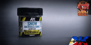 AK Interactive Diorama Series Snow Micro Balloons 100 mL