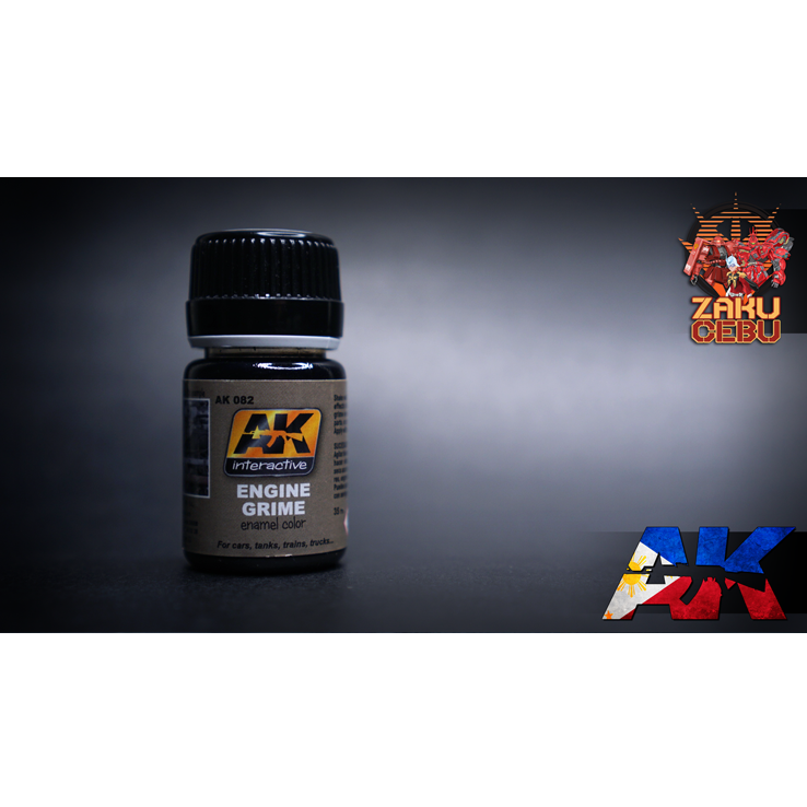AK Interactive Enamel Color - Engine Grime 35 mL | Zaku Cebu | Cebu's ...