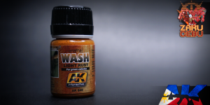 AK Interactive Enamel Color – Light Rust Wash 35 mL