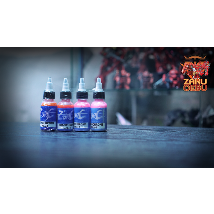 Zurc Scale Model Paints Acrylic Junior Sets (4x30mL) Zaku Cebu