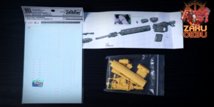 Side 3 1/100 MG Zaku II Sniper Rifle Full Resin Kit (Original Cast)