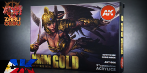 AK Interactive 3rd Generation Acrylic Box Set – NMM (Non Metallic Metal) Gold