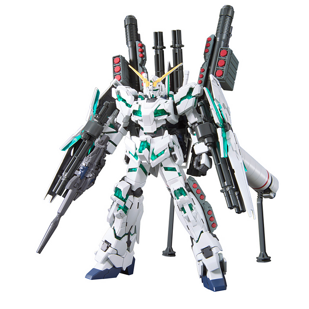 BANDAI HGUC 1/144 Full Armor Unicorn Gundam (Mode Destroy) – Maquette Sans Colle – Figurine Articulée 13 Cm